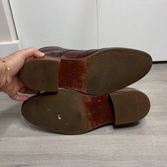 Cole Haan Liam Chukka II Boots Mens US 10.5 M Brown Leather Wingtip Ankle C11053 - Picture 5 of 9